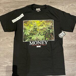 DGK Money Does Grow on Trees Shirt Size Small - Y2K Brand New With Tags
